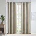 Sun Smart Beige 100 Percent Polyester Solid Thermal Panel - Set of 2 SS40-0155